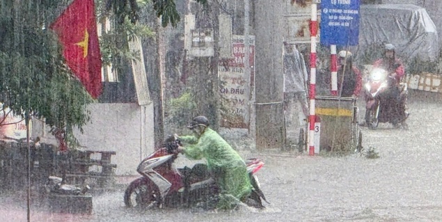 Nhiều nơi trên cả nước mưa to đến rất to