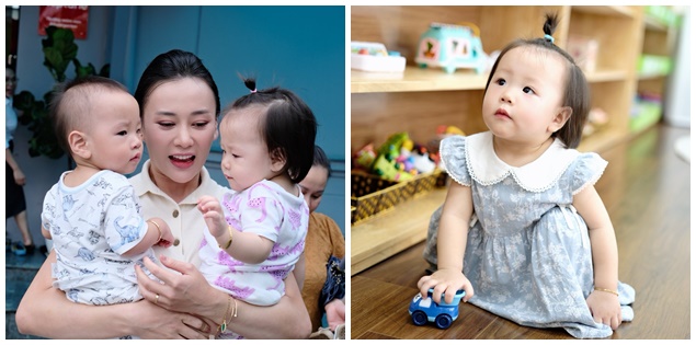 Con Phương Oanh ngày đầu đi học: Khi đi hoành tráng, khi về mắt sưng