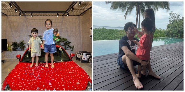 Đàm Thu Trang và 2 con "trừng phạt" Cường Đô La bằng cảnh tượng không ngờ tới