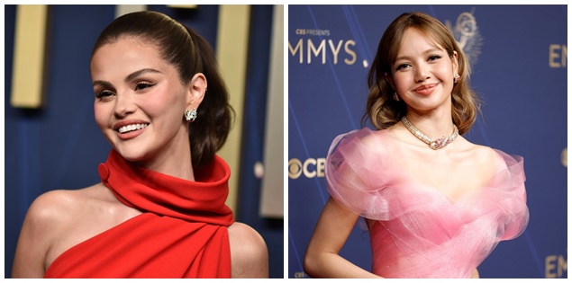 Selena, Lisa (BLACKPINK) đẹp "chấn động" trên thảm đỏ Emmy 2025