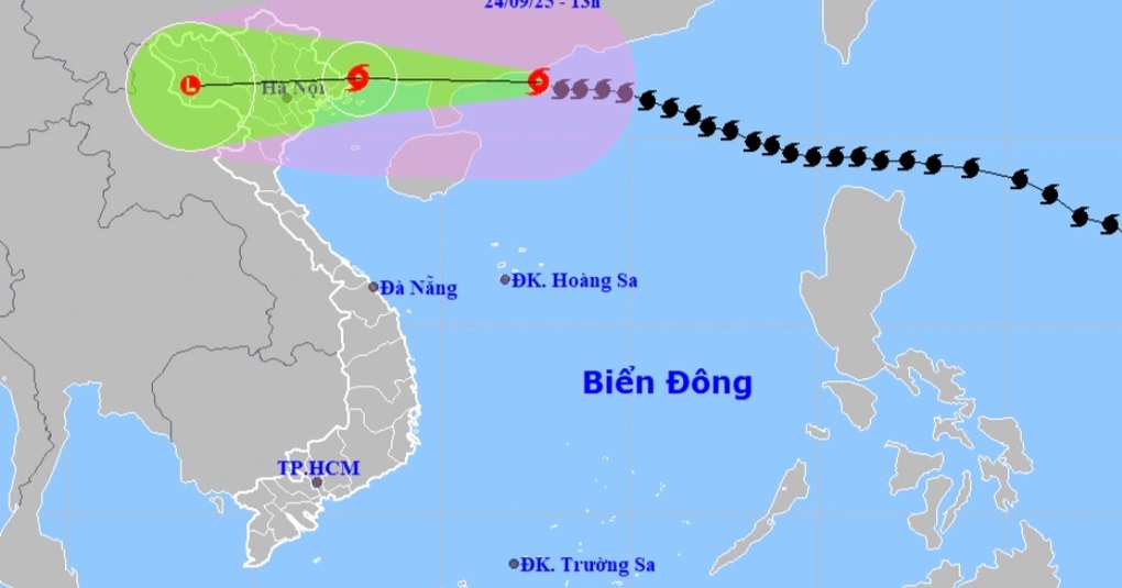 Chuyên gia nhận định sức gió khi bão Ragasa đổ bộ vào Quảng Ninh