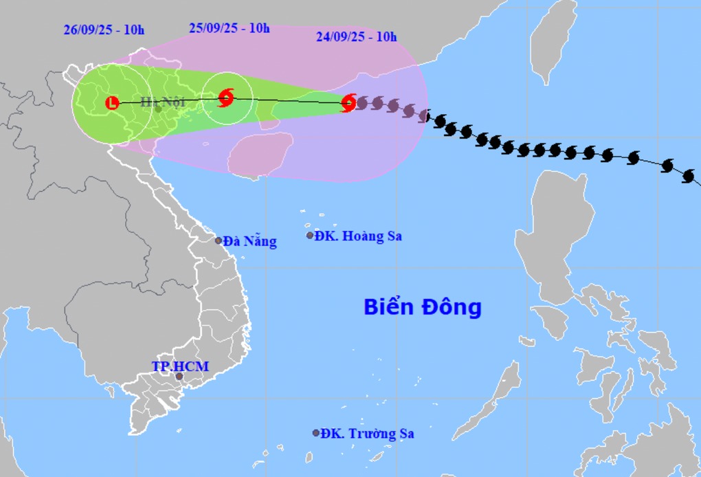 Bão Ragasa ảnh hưởng đến Hà Nội như thế nào?