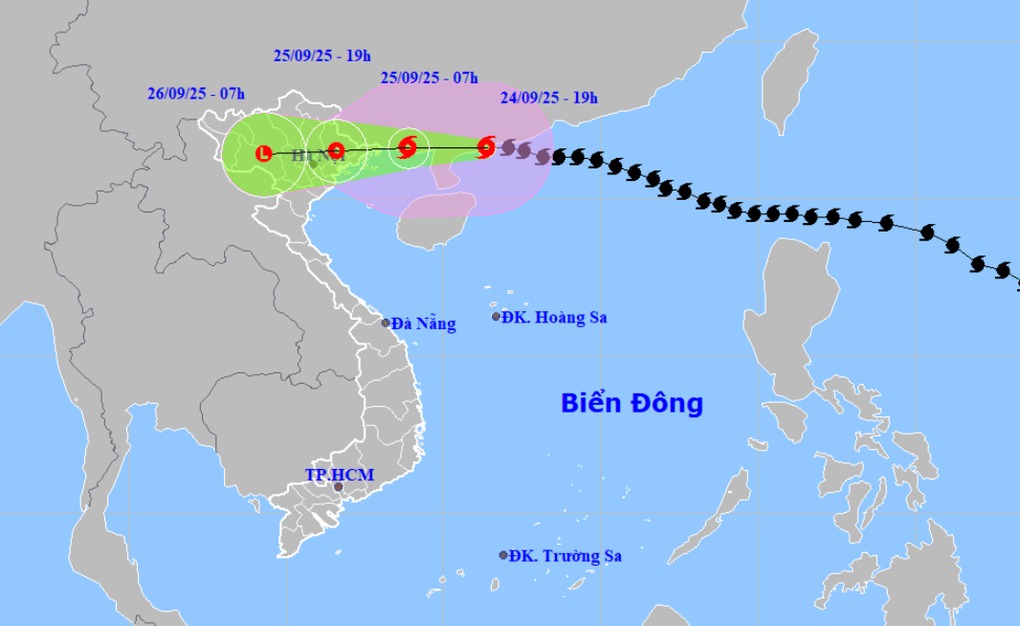 Hôm nay, bão Ragasa đổ bộ Quảng Ninh - Hải Phòng