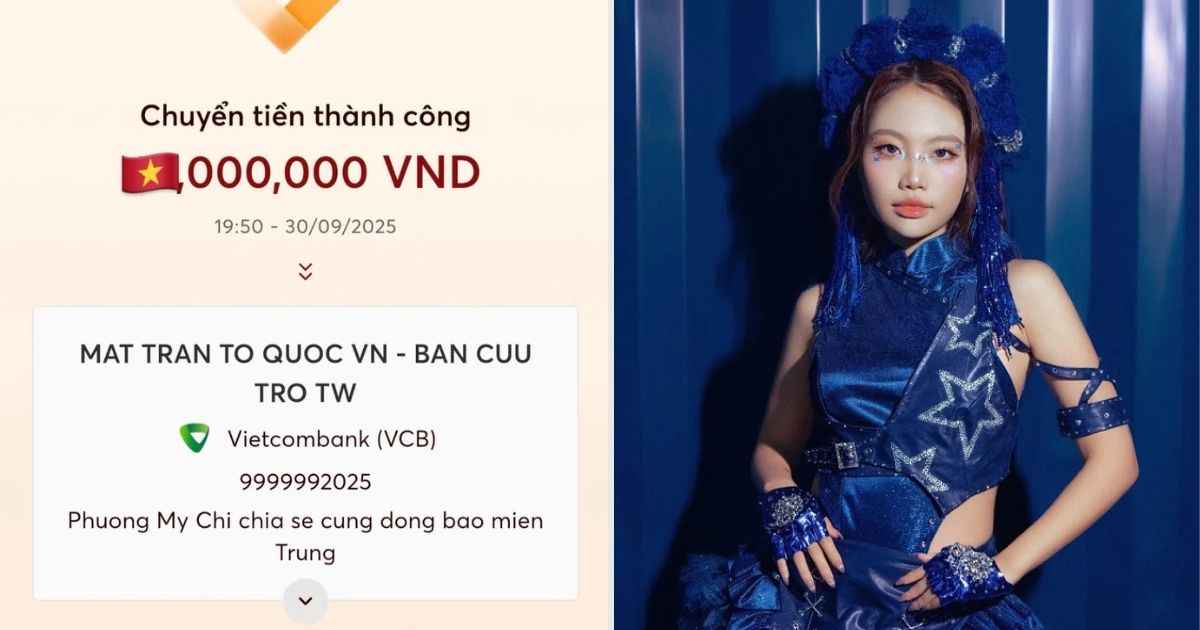 Hành động thiết thực của Phương Mỹ Chi dành cho bà con bị ảnh hưởng bởi bão số 10