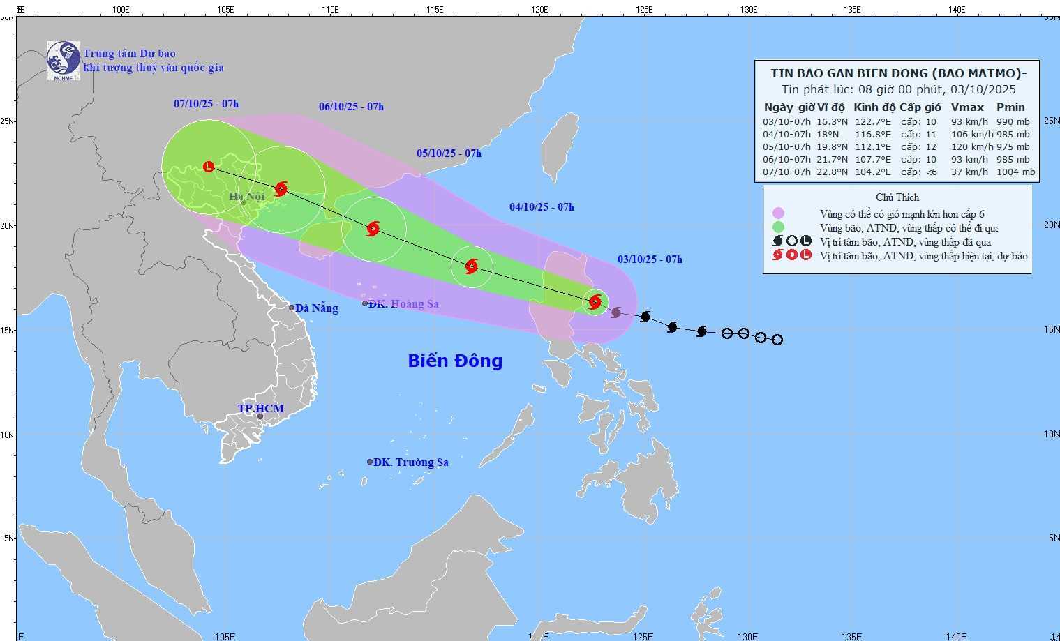 Tin mới nhất về cơn bão số 11: Miền Bắc sẽ mưa to đến rất to từ hôm nào?