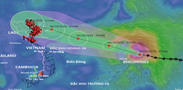 Bão Matmo có thể vào Biển Đông hôm nay