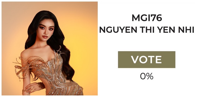 Lần đầu tiên Hoa hậu Việt thi quốc tế mà không ai vote