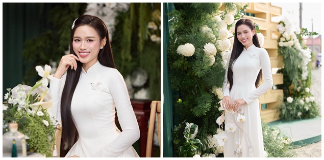 Hoa hậu Đỗ Thị Hà chăm sóc tóc thế nào mà trong ngày "trọng đại" ai nhìn cũng mê mẩn?
