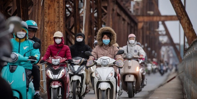 Miền Bắc trời rét, miền Trung sắp giảm mưa