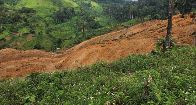 Sạt lở kinh hoàng ở Đà Nẵng giữa trời nắng ráo, 3 người mất liên lạc