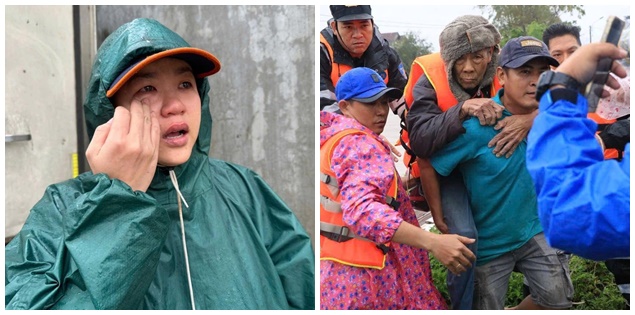 Cảnh cháu gái òa khóc khi đoàn tụ ông ngoại run lẩy bẩy sau 2 ngày bị cô lập vì lũ khiến cộng đồng mạng xúc động

