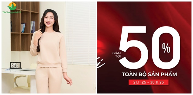 Thời trang Việt Thắng tung ưu đãi lớn dịp Black Friday, giảm giá tới 50% nhiều sản phẩm