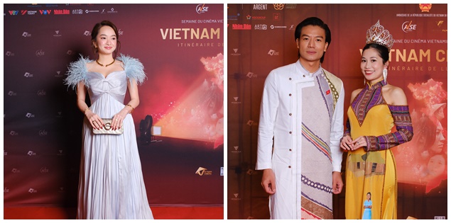 Dàn sao hội tụ tại thảm đỏ khai mạc Tuần lễ "Điện ảnh Việt Nam - Hành trình ánh sáng"