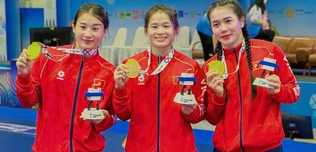 Chưa từng có trong lịch sử SEA Games: 3 chị em ruột đoàn Việt Nam cùng đạt HCV ở một bộ môn