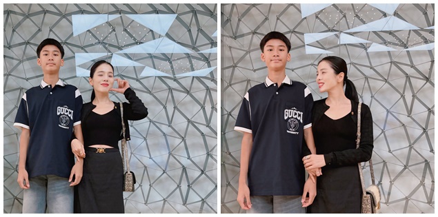 Con trai Lệ Quyên cao vượt mẹ, được gọi bằng danh xưng “cầu thủ bóng rổ” ở tuổi 14