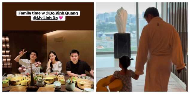"Dâu hào môn" Đỗ Mỹ Linh giản dị cùng chồng Chủ tịch hẹn hò, còn "bóc phốt" ái nữ 2 tuổi cực yêu