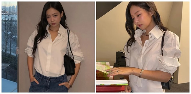 Jennie (BLACKPINK) chỉ mặc áo sơ mi trắng, quần jeans cũng khiến dân tình trầm trồ