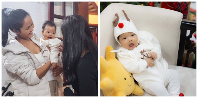 H'Hen Niê sinh con xong gặp tình huống mẹ bỉm nào cũng có khi dùng điện thoại