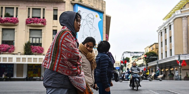 Không khí lạnh đang tràn về, nhiệt độ miền Bắc sắp xuống thấp