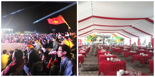 Gia đình Nguyễn Đình Bắc làm 180 mâm cỗ tri ân người hâm mộ quê nhà