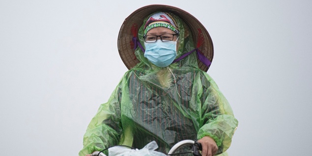 Không khí lạnh đang tràn về, Hà Nội cuối tuần mưa rét