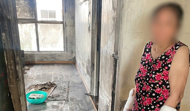 Mâu thuẫn với con dâu, mẹ chồng phóng hỏa đốt căn hộ