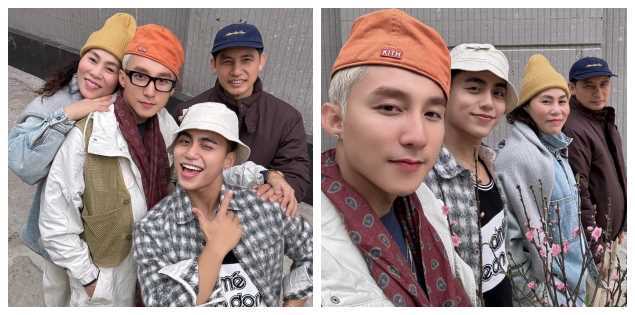 Sơn Tùng - MONO cùng bố mẹ xuống phố du xuân, 'gây bão' mạng xã hội ngày đầu năm mới