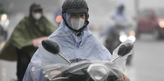 Hà Nội đêm và sáng có mưa rào, từ chiều mưa giảm dần