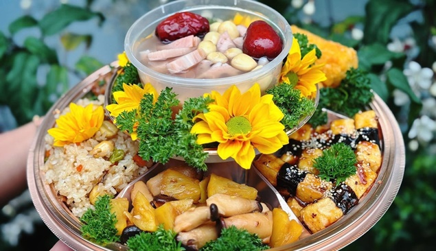 Mâm cỗ mini cúng Rằm tháng Giêng đắt hàng