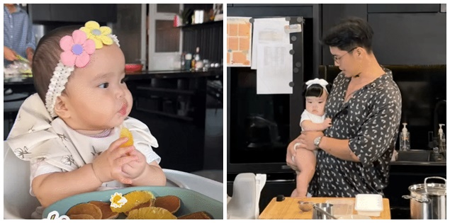 Con gái Ngô Thanh Vân gây sốt với loạt “mốt” ăn dặm siêu đáng yêu, mỗi ngày một phong cách