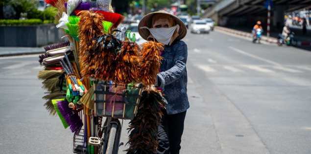 Miền Bắc nắng nóng gia tăng trên diện rộng, có nơi trên 36 độ C