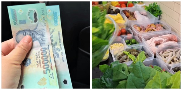 Bà nội trợ chia sẻ bí kíp cầm 1 triệu đồng đi chợ mua “ê hề” đồ ăn cả tuần cho gia đình 4 người