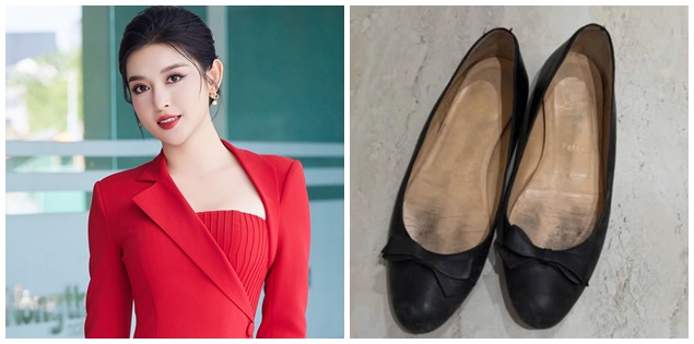 Á hậu Việt đăng thanh lý giày hàng hiệu nhưng tình trạng món đồ "lạ" lắm
