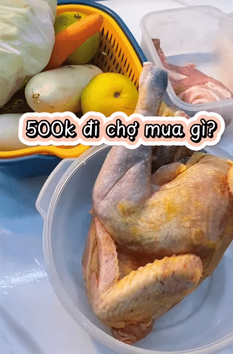 Vợ chồng trẻ ở Hà Nội chi 500 nghìn đồng đi chợ cả tuần vẫn mua đồ tươi ngon, đủ chất