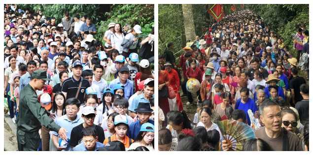 Mới 9/3 âm lịch, người dân khắp nơi đã đổ về Đền Hùng dâng hương Giỗ Tổ

