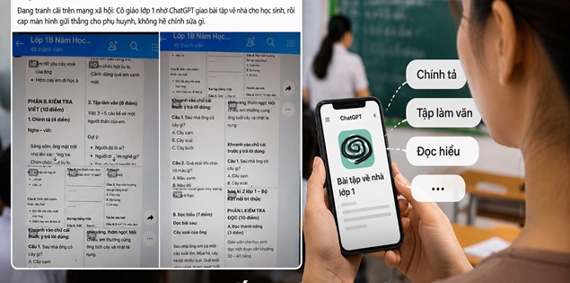 Phụ huynh bất ngờ khi cô giáo gửi bài tập “nguyên bản ChatGPT”: Tiện lợi hay thiếu chỉn chu?