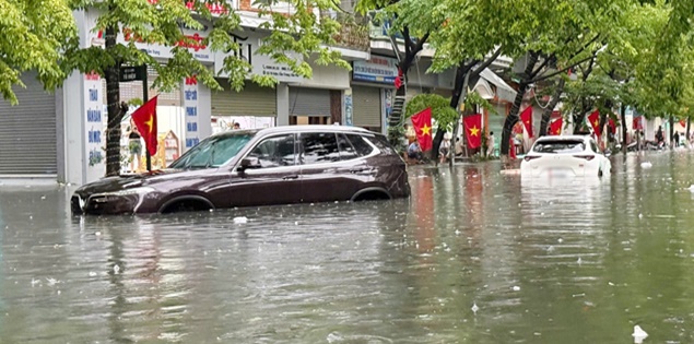 Mưa lớn liên tiếp, nhiều nơi ở Quảng Ninh ngập sâu