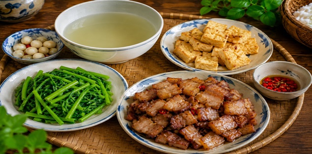Mâm cơm mùa hè của người Bắc: Một phần ký ức được gìn giữ qua nhiều thế hệ