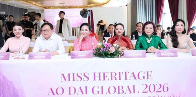 Khởi động cuộc thi "Hoa hậu Di sản Áo dài Việt Nam Toàn cầu 2026"