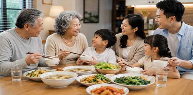 Gia đình ba thế hệ và bí quyết giữ hòa khí giữa thời hiện đại
