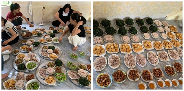 Gia đình Hà Nội nấu mâm cơm 7 món miễn phí, mở cửa đón hàng chục sĩ tử mùa thi