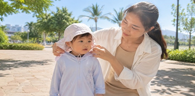 Từ chống nắng đến làm dịu da: Cách chăm sóc làn da nhạy cảm của bé ngày nắng gắt