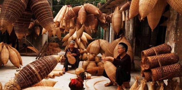 Làng nghề đan đó Tất Viên: Hồn quê trong dòng chảy hiện đại