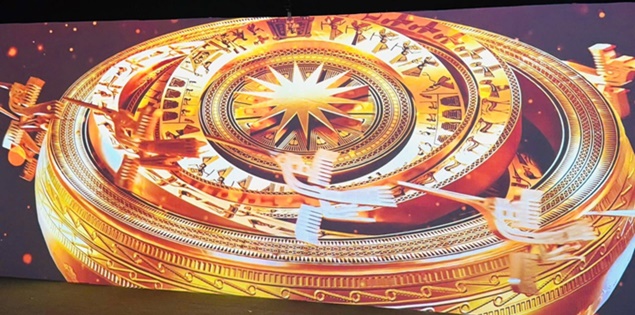 Triển lãm 'Giao thời': Khám phá những giá trị văn hóa qua 3D Mapping