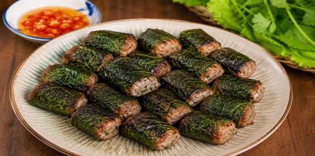 Thơm nức chả lá xương sông