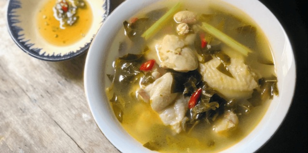 Canh chua lá giang ăn một lần nhớ mãi vị chua thanh đặc biệt